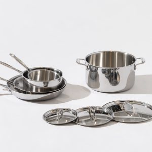 Copper Bottom Induction-Ready Cookware Set